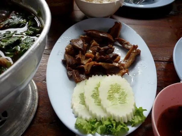 Cow tongue in Sisaket
