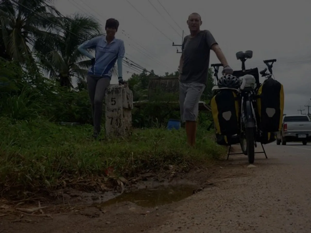 Giant UFO as we entered the province of Trat