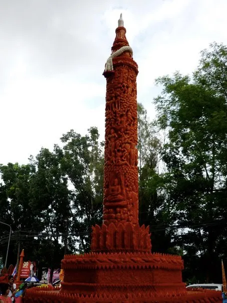 Candle festival at Nakorn Panom
