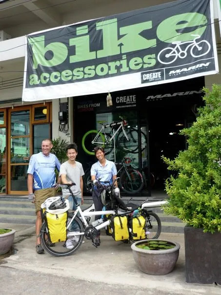 with Bike Accessories at Kanchanaburi