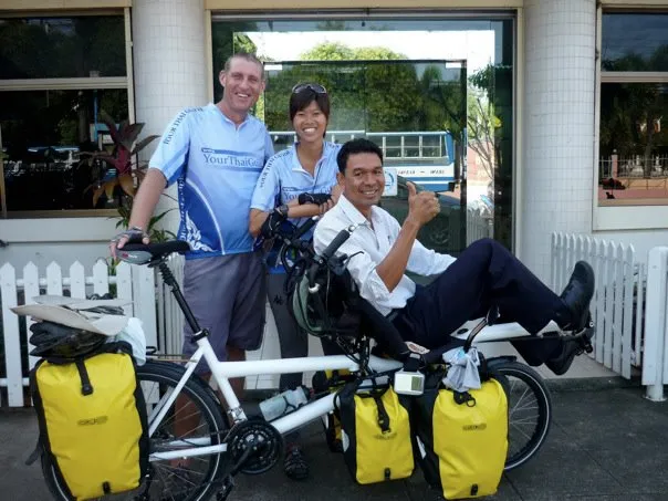 Natt and I with the Tourism Authority of Thailand Office Manager in Trang