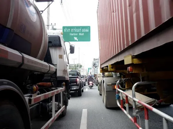 too many damn trucks
