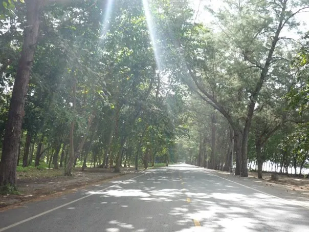 beach road at ban pear