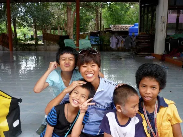 with kids