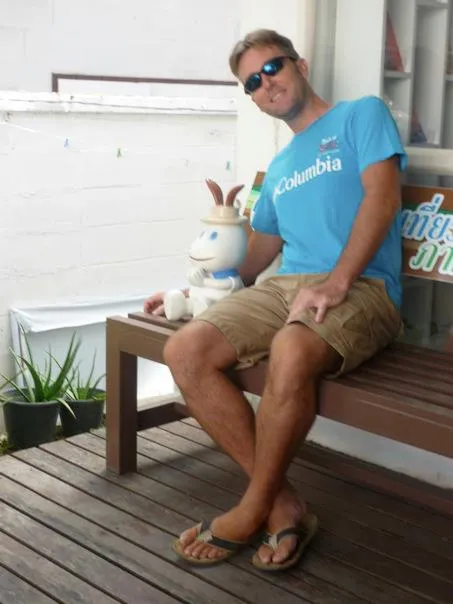 John Graham and friend