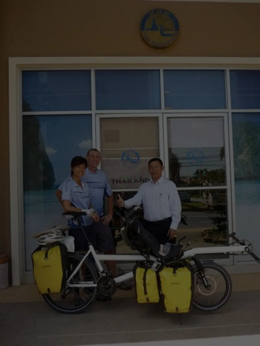 with Andamans cycle owner