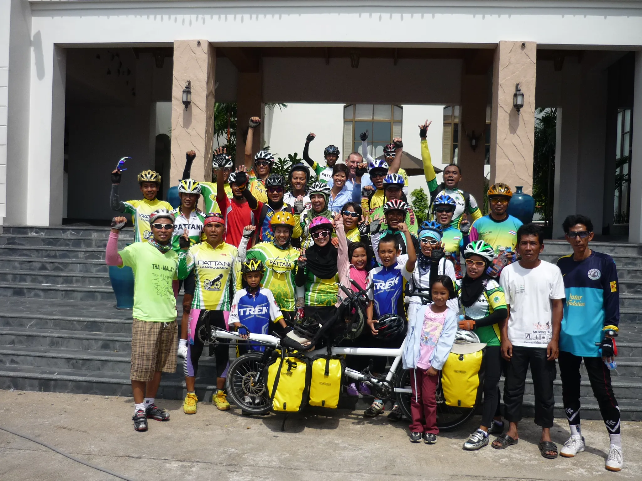 Warm welcome from Pattani Bicycle Club